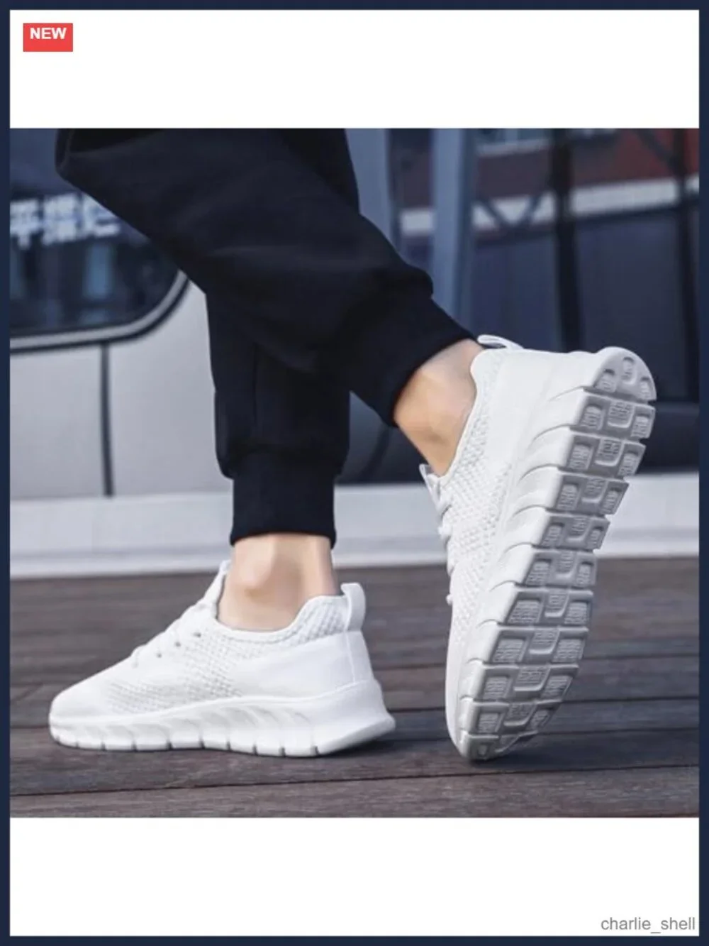 Men's Lightweight Breathable Mesh Athletic Running Tennis Sneakers